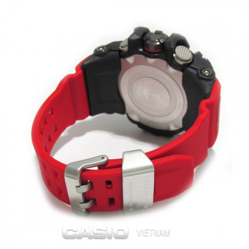 Đồng hồ Casio G-Shock Mudmaster GWG-1000RD-4A Núm điều chỉnh chắc chắn